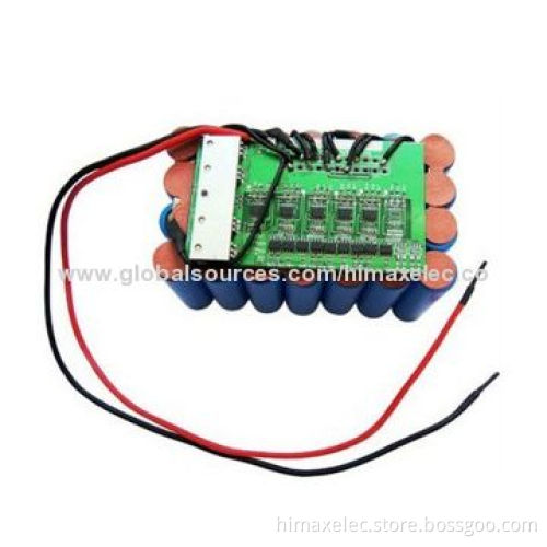 Authentic capacity flat top 18650 10S4P 36V 10Ah rechargeable Li-ion battery